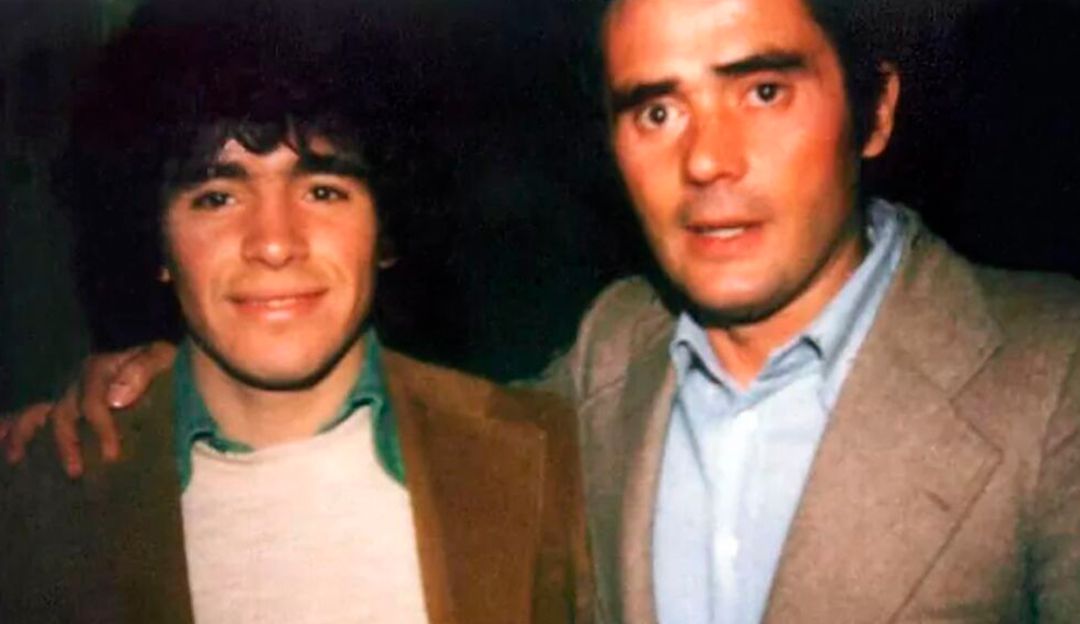Diego Maradona y Gianni Di Marzio Diego Maradona y Gianni Di Marzio