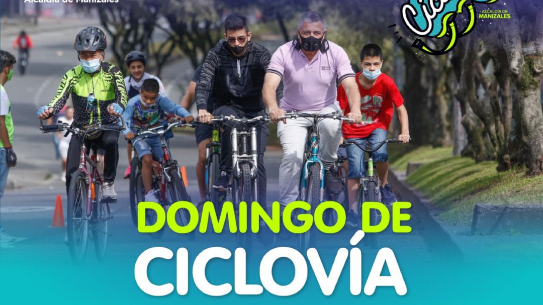 Regresa la ciclovía de los domingos a Manizales