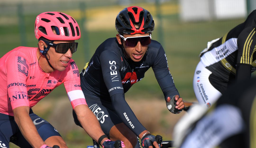 Rigoberto Urán y Egan Bernal Rigoberto Urán y Egan Bernal