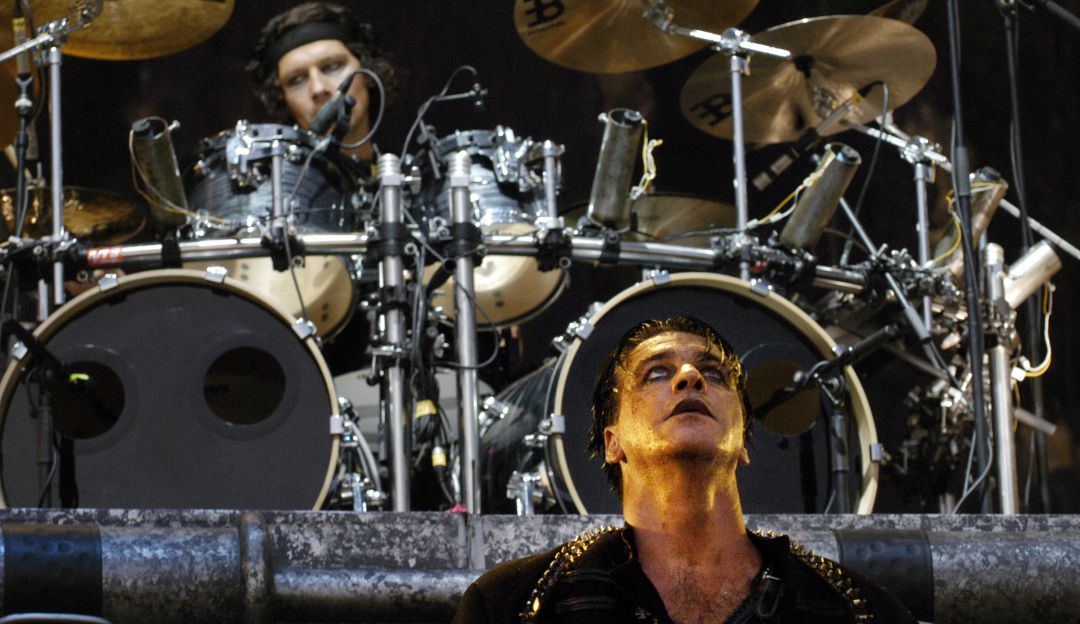 El vocalista Till Lindemann y el baterista Christoph "Doom" Schneider de Rammstein El vocalista Till Lindemann y el baterista Christoph "Doom" Schneider de Rammstein