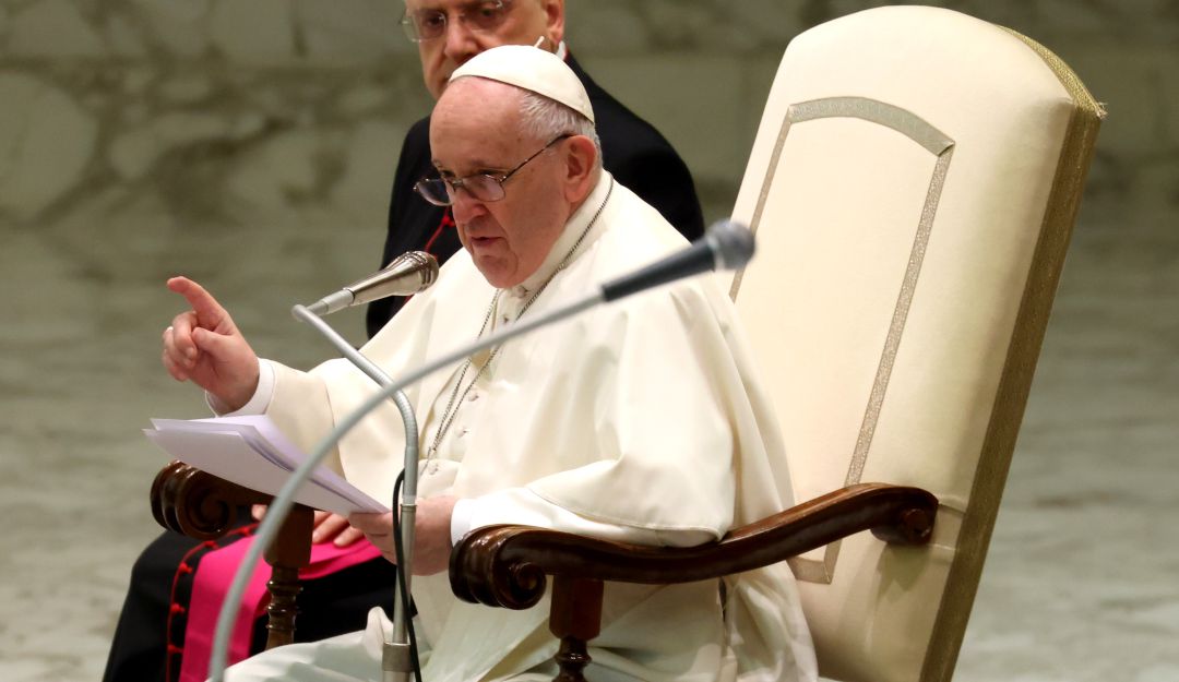 El papa Francisco en su audiencia en el Vaticano El papa Francisco en su audiencia en el Vaticano