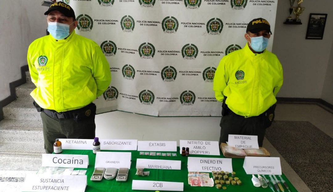 Incautación en operativo de allanamiento en Villamaría Incautación en operativo de allanamiento en Villamaría