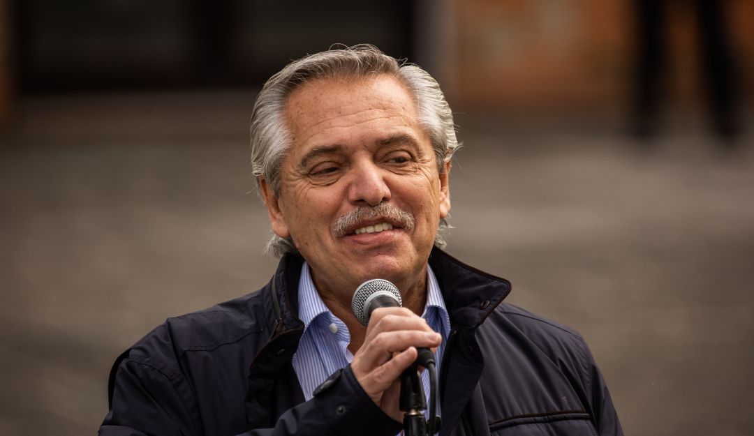 El presidente de Argentina, Alberto Fernández El presidente de Argentina, Alberto Fernández
