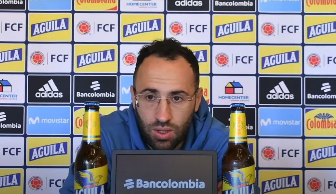 David Ospina, portero de la Selección Colombia. David Ospina, portero de la Selección Colombia.