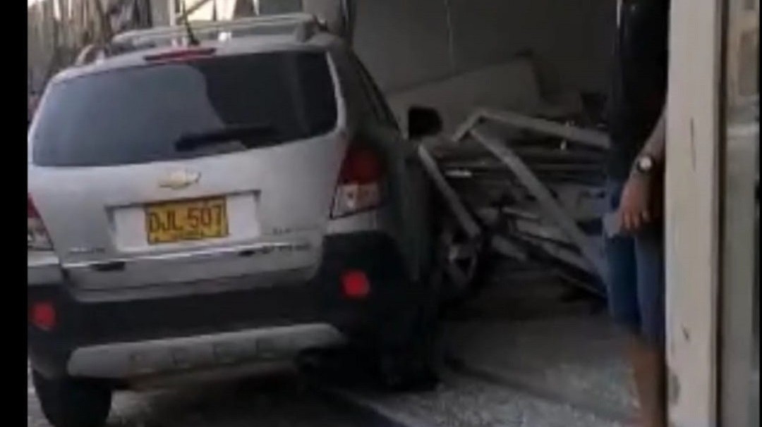 Sí estaba borracho el conductor del accidente en pleno centro de Armenia