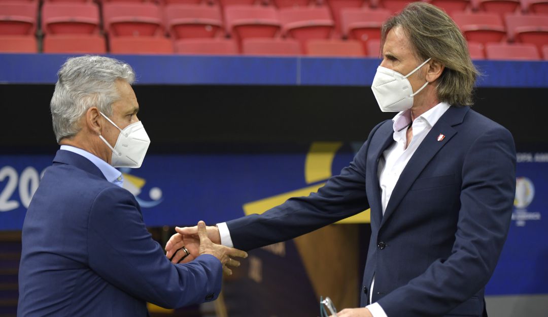 Reinaldo Rueda y Ricardo Gareca Reinaldo Rueda y Ricardo Gareca