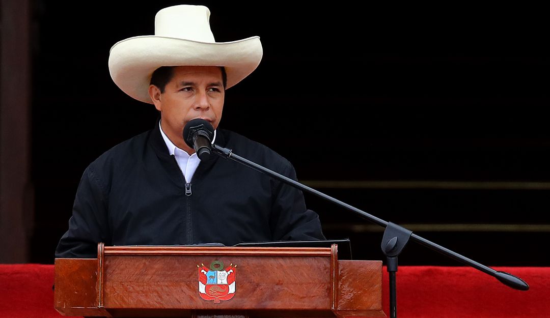 El presidente peruano Pedro Castillo tiene una investigación preliminar El presidente peruano Pedro Castillo tiene una investigación preliminar