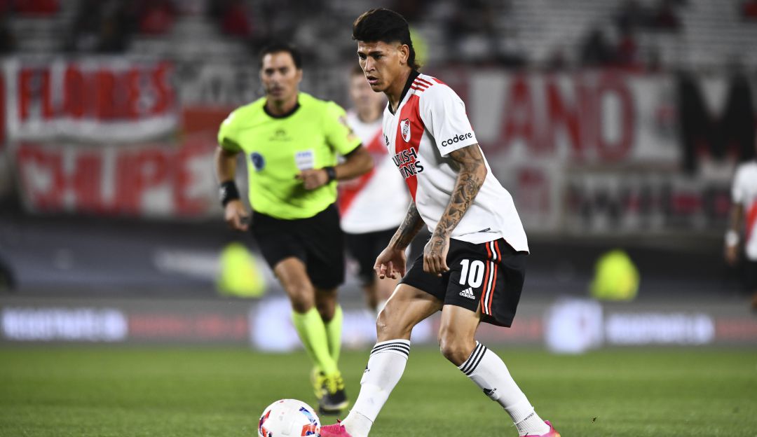 Jorge Carrascal en River Plate en 2022 Jorge Carrascal en River Plate en 2022
