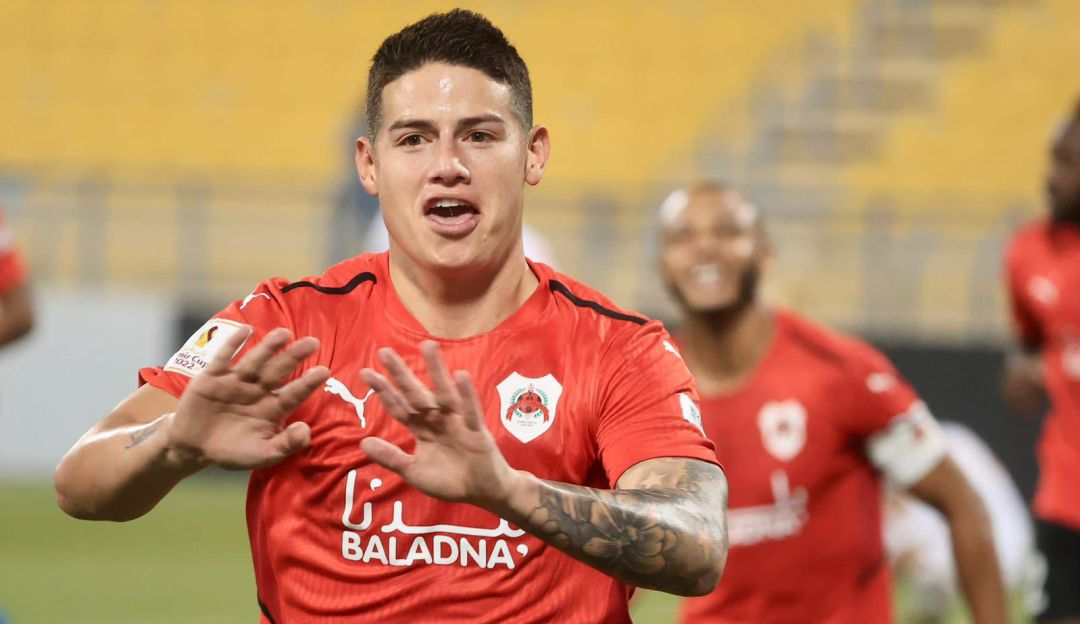 El volante colombiano viene de marcar el gol de la victoria de su equipo en la Copa del Emir. El volante colombiano viene de marcar el gol de la victoria de su equipo en la Copa del Emir.