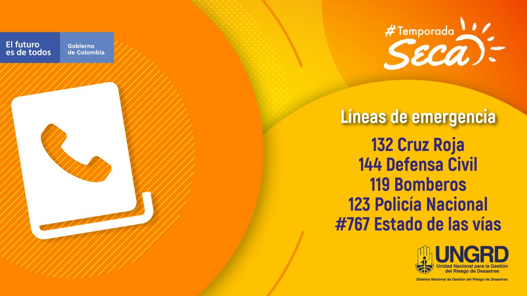 Recomendaciones para afrontar la temporada de menos lluvias en Caldas