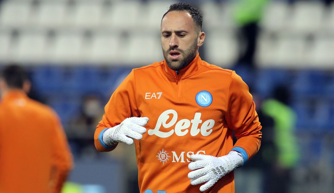 David Ospina en la previa del partido ante el Cagliari. David Ospina en la previa del partido ante el Cagliari.