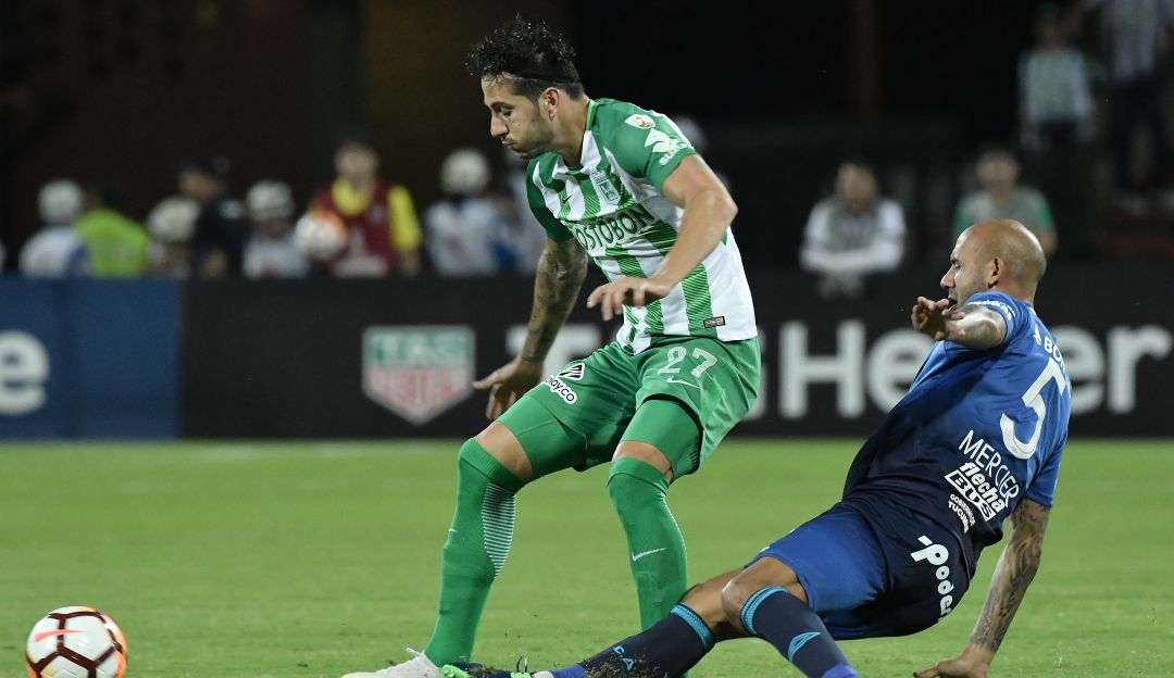 Atlético Nacional enfrentando a Atlético Tucumán por la Copa Libertadores 2018. Atlético Nacional enfrentando a Atlético Tucumán por la Copa Libertadores 2018.