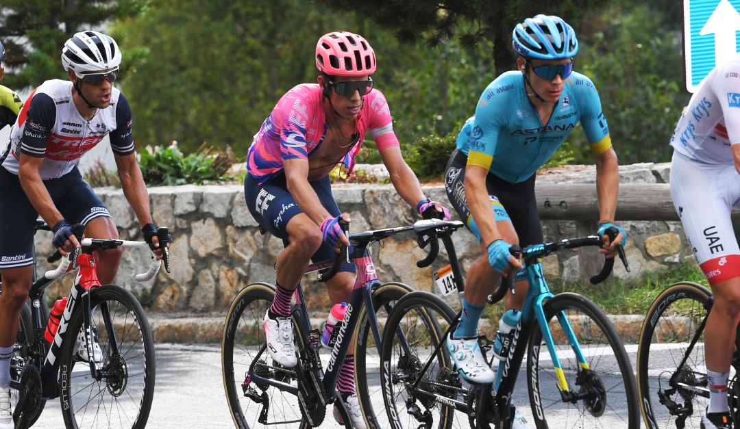 Rigoberto Urán y Miguel Ángel López Rigoberto Urán y Miguel Ángel López