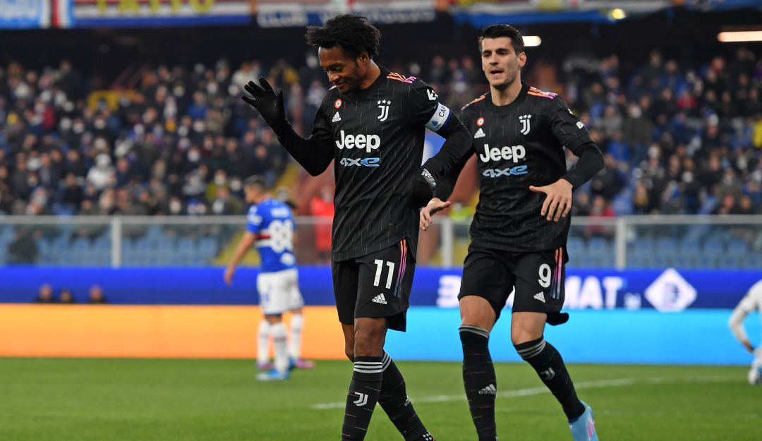 Celebración del primer gol de la Juventus Celebración del primer gol de la Juventus