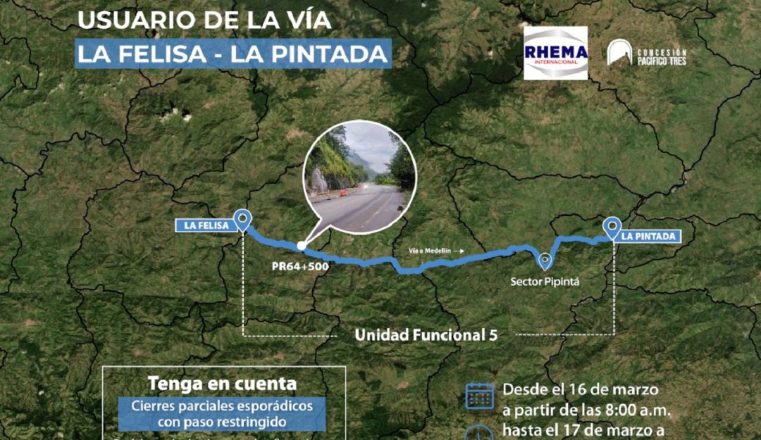 Cierre vial Cierre vial