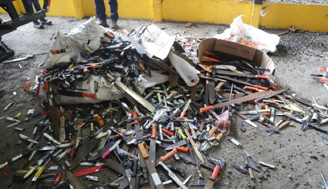 Armas destruidas Armas destruidas