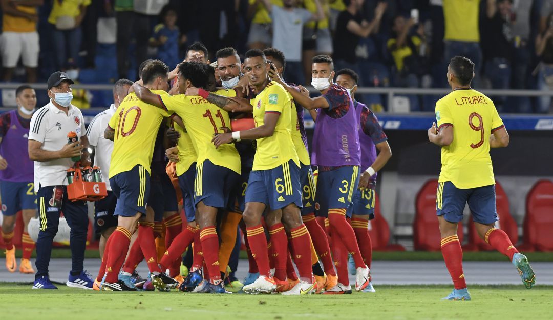 Selección Colombia en el partido ante Bolivia Selección Colombia en el partido ante Bolivia