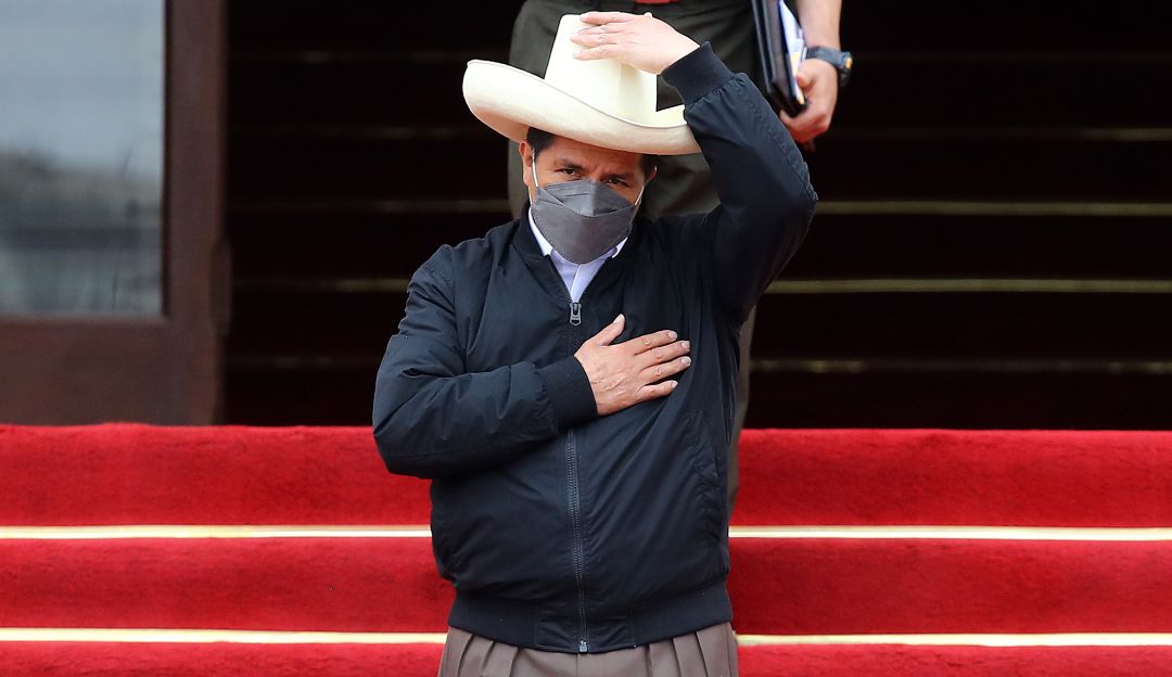 Presidente Pedro Castillo. Presidente Pedro Castillo.