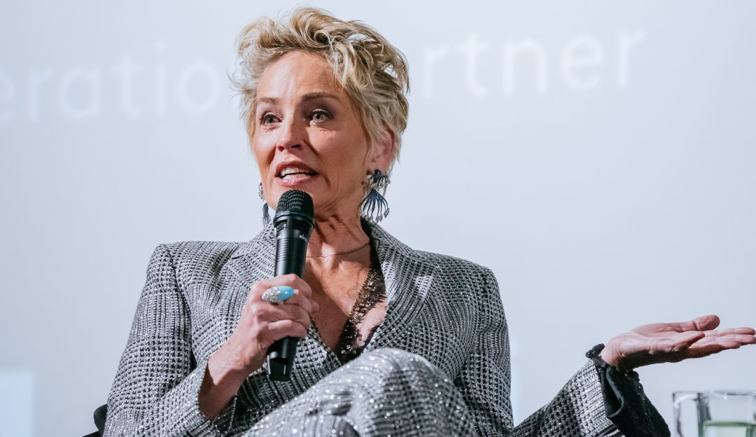 La actriz Sharon Stone La actriz Sharon Stone