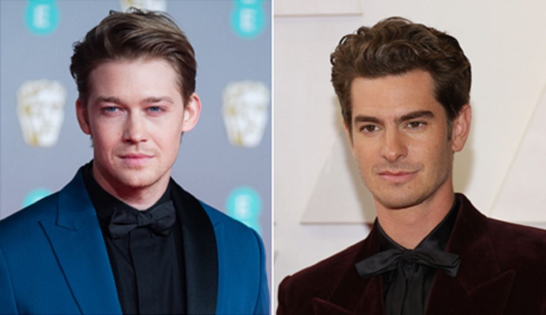 De izquierda a derecha: Joe Alwyn y Andrew Garfield. De izquierda a derecha: Joe Alwyn y Andrew Garfield.