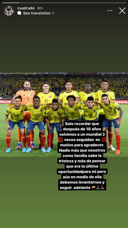 Instagram Juan Guillermo Cuadrado Instagram Juan Guillermo Cuadrado