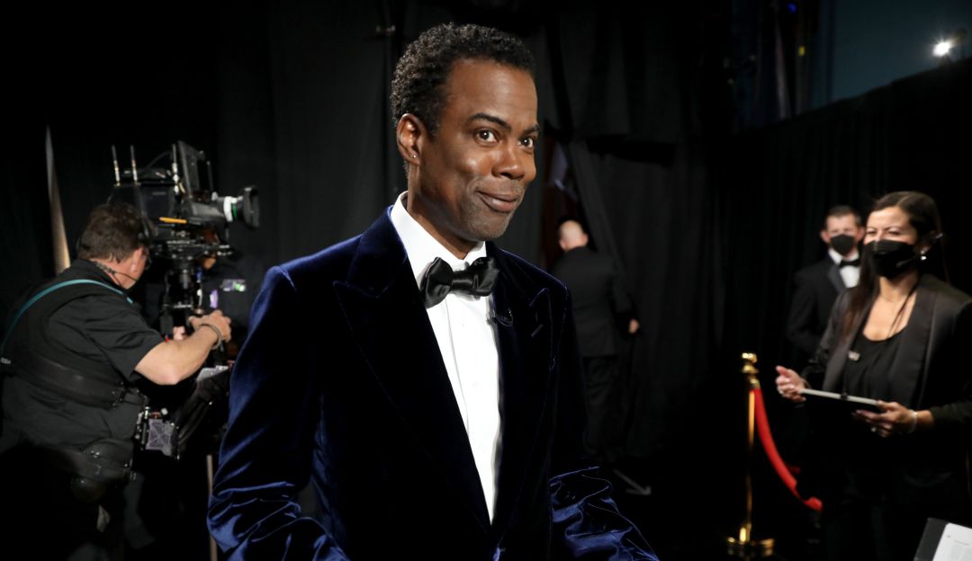 Chris Rock en la edición número 94 de The Oscars. Chris Rock en la edición número 94 de The Oscars.