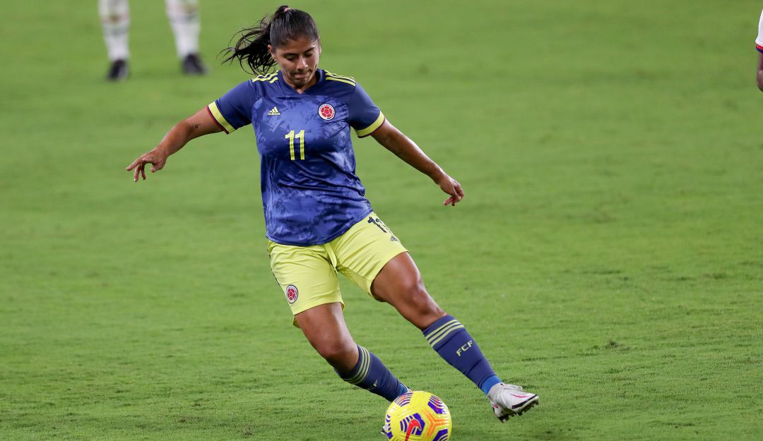 Catalina Usme, goleadora histórica de la Selección Colombia femenina. Catalina Usme, goleadora histórica de la Selección Colombia femenina.