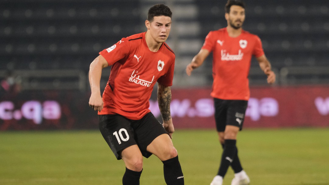 James Rodríguez, en la lista del Al-Rayyan para jugar la Champions de Asia