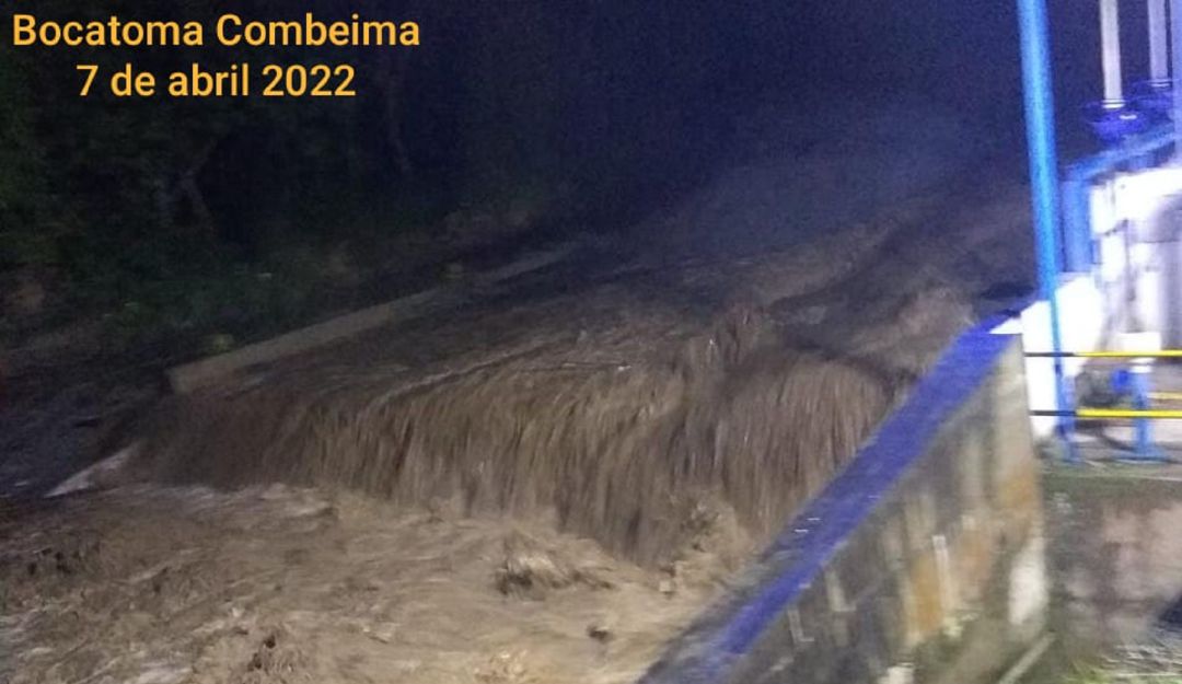 Afectación del servicio de agua en Ibagué por las intensas lluvias Afectación del servicio de agua en Ibagué por las intensas lluvias