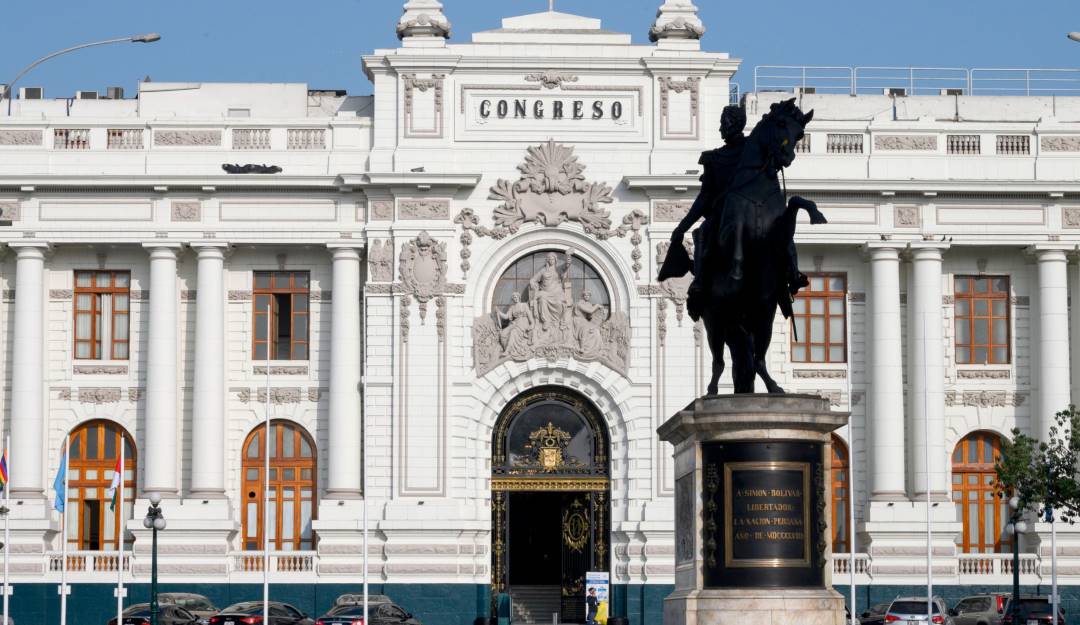 Sede del Congreso de Perú. Foto: Getty Sede del Congreso de Perú. Foto: Getty