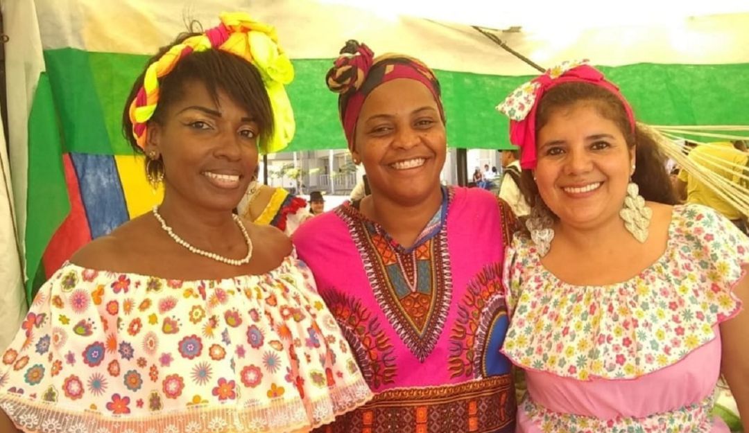 Integrantes de colectivo afro del Pacífico en Ibagué Integrantes de colectivo afro del Pacífico en Ibagué