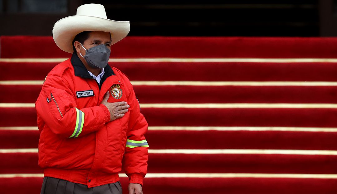 El presidente peruano Pedro Castillo El presidente peruano Pedro Castillo