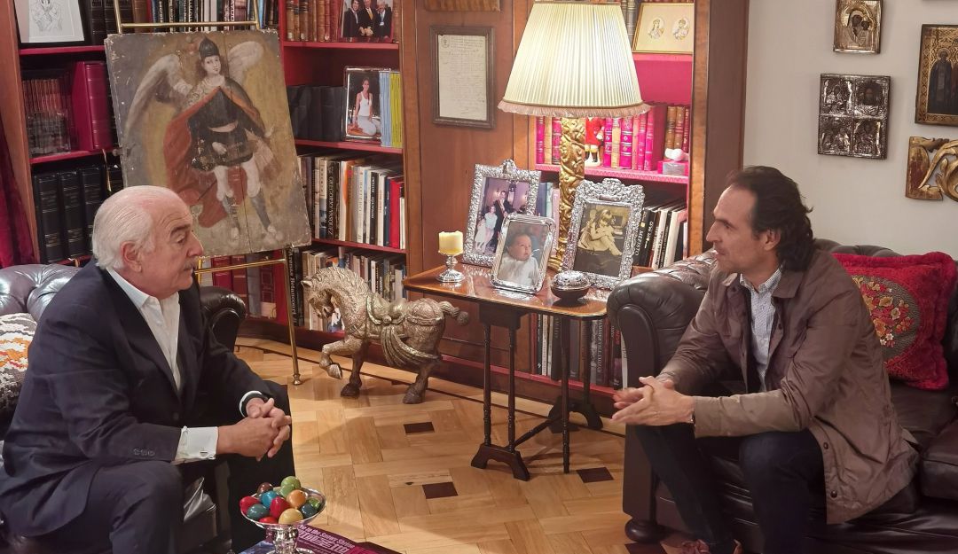 Pastrana y Gutiérrez hablaron sobre la campaña presidencial Pastrana y Gutiérrez hablaron sobre la campaña presidencial