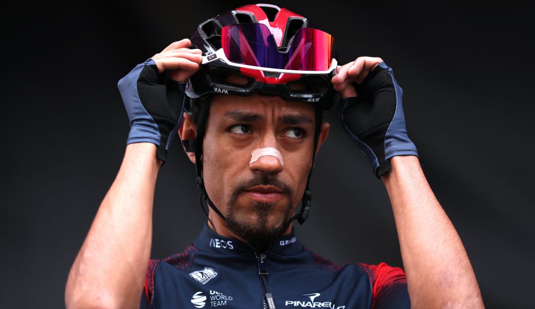 Daniel Felipe Martínez, ciclista colombiano del Ineos. Daniel Felipe Martínez, ciclista colombiano del Ineos.