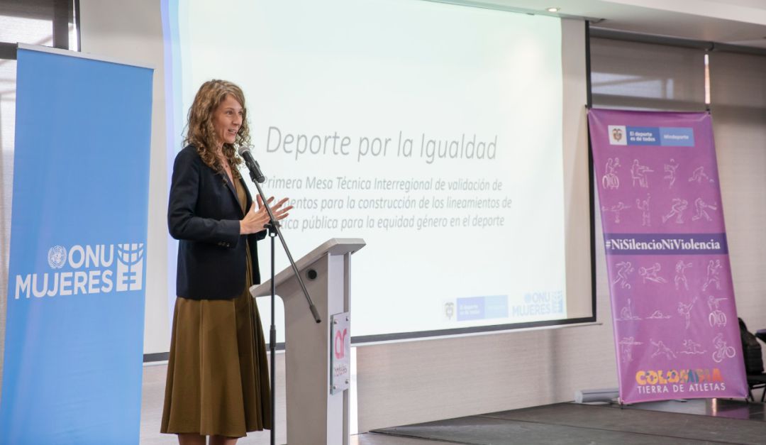 Mindeporte y la ONU Mujeres se unen para apostarle al deporte colombiano Mindeporte y la ONU Mujeres se unen para apostarle al deporte colombiano