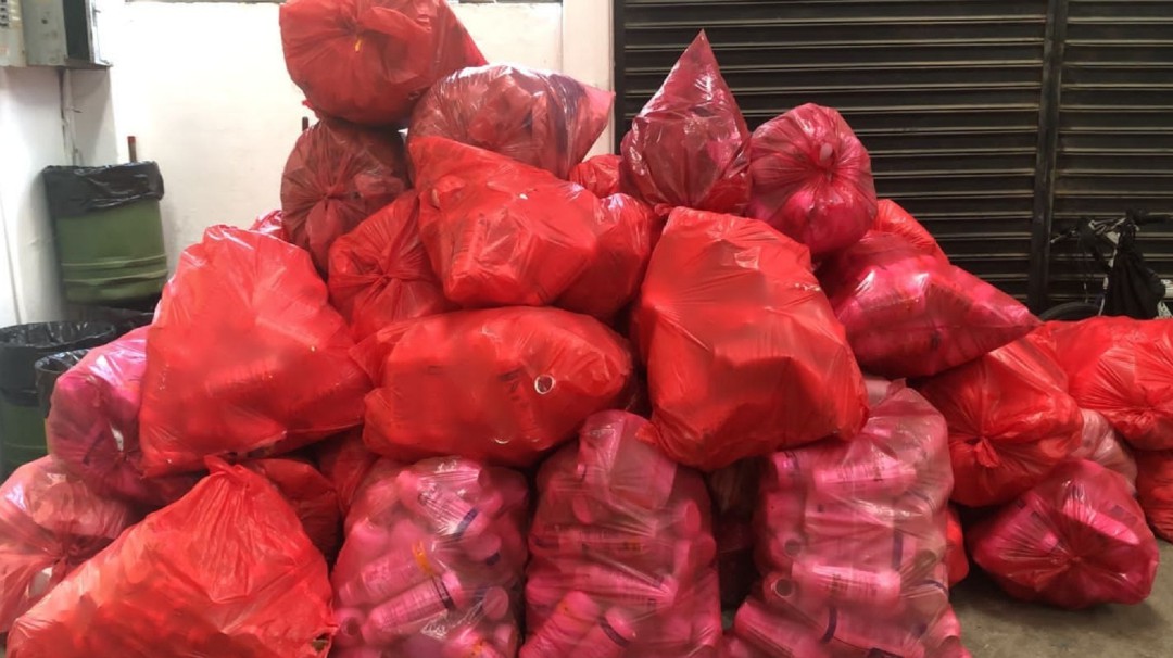 Recolectaron cerca de 300 kilos de empaques de agroquímicos en Supía