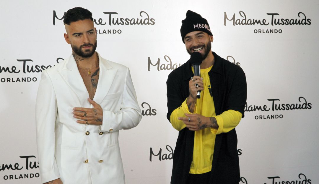 Maluma junto a su figura de cera de Madame Tussauds Orlando en Medellín Maluma junto a su figura de cera de Madame Tussauds Orlando en Medellín