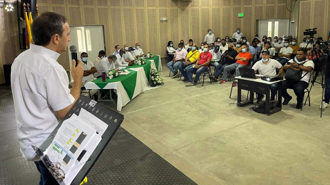 En Santa Rosa de Lima Cardique rindió cuentas de la vigencia 2021