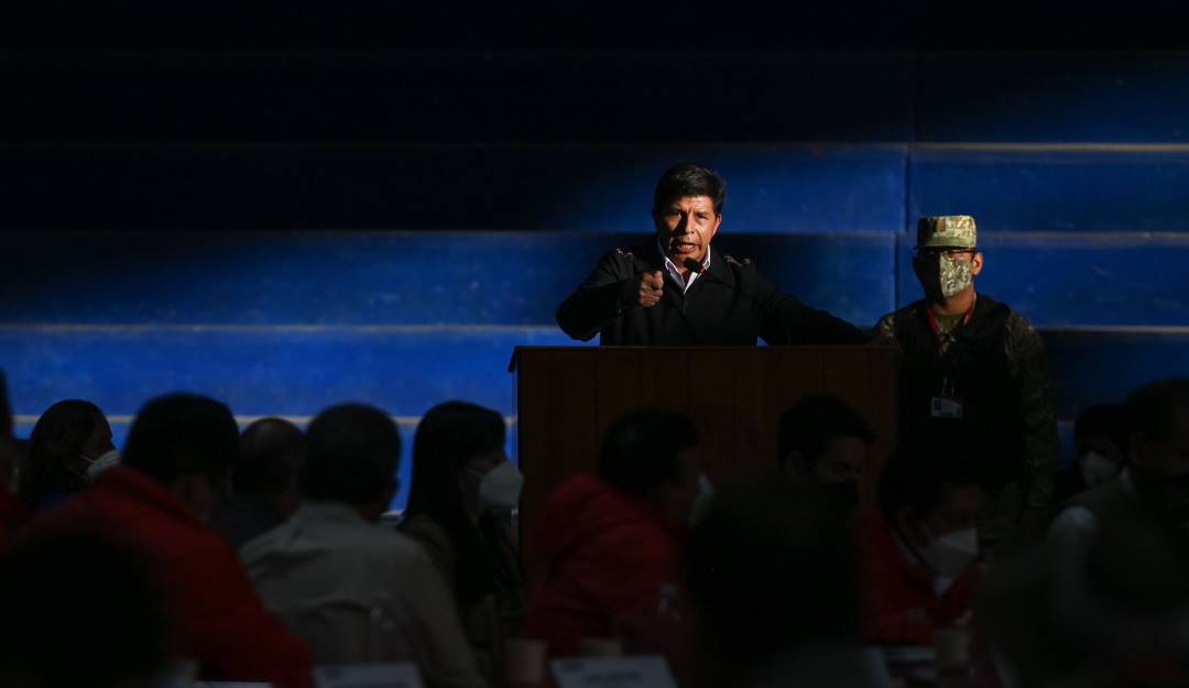 El presidente peruano, Pedro Castillo. Foto: Getty El presidente peruano, Pedro Castillo. Foto: Getty