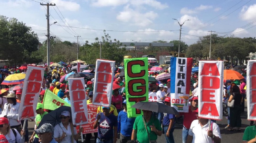 Centrales obreras marchan este 1 de mayo en Barranquilla