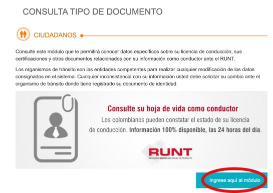 Proceso RUNT Licencia Proceso RUNT Licencia