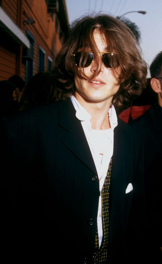 Johnny Depp en su juventud Johnny Depp en su juventud