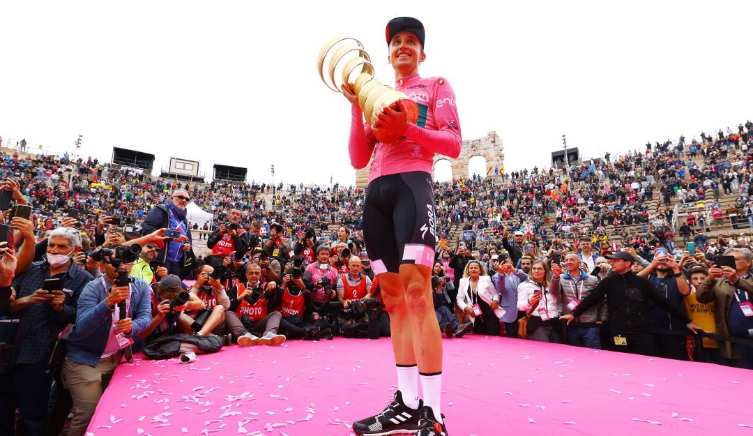 Jai Hindley, campeón del Giro de Italia Jai Hindley, campeón del Giro de Italia