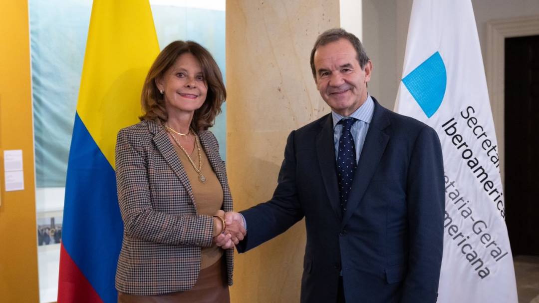 Secretario general Iberoaméricano visita a Colombia en su gira por Latinoamérica