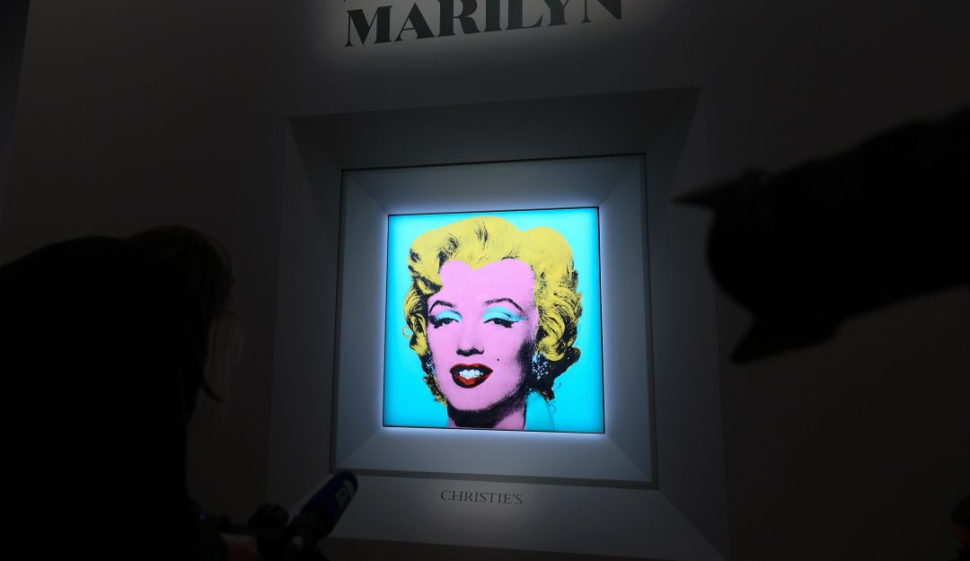 Pintura de Una Marilyn Monroe de Andy Warhol Pintura de Una Marilyn Monroe de Andy Warhol