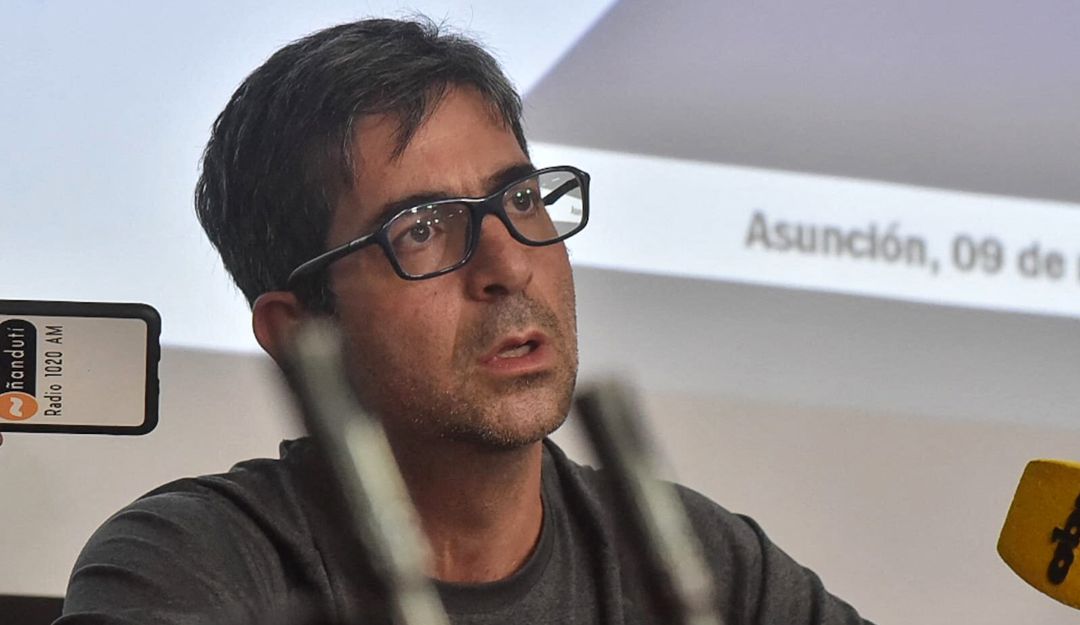 El fiscal Marcelo Pecci en su trabajo en Paraguay El fiscal Marcelo Pecci en su trabajo en Paraguay