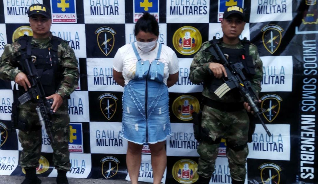 Mujer capturada en Girardot, Cundinamarca Mujer capturada en Girardot, Cundinamarca