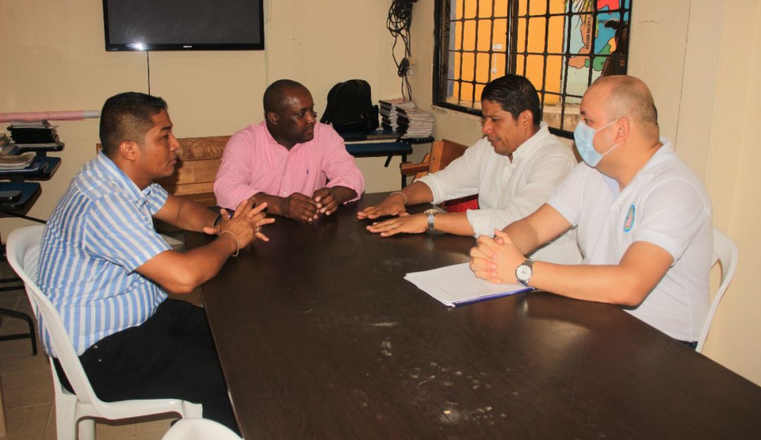 Visita Consejero Presidencial de DD.HH, Jefferson Mena en Malambo Visita Consejero Presidencial de DD.HH, Jefferson Mena en Malambo