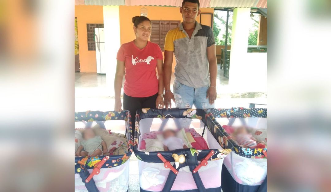 Nacimiento de trillizas en Salaminita Nacimiento de trillizas en Salaminita