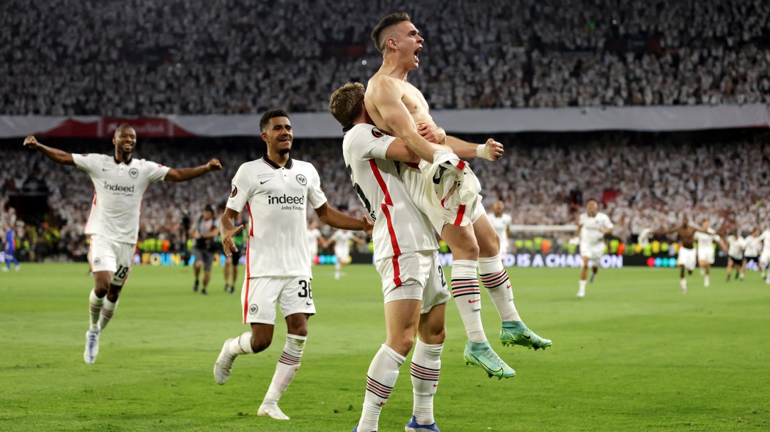Santos Borré, héroe del Eintracht Frankfurt en el título de Europa League